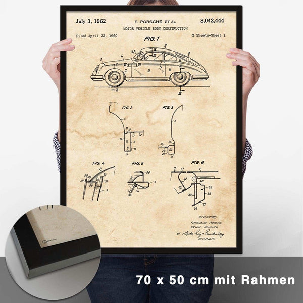 Lade das Bild in den Galerie-Viewer, Patent Poster Karosseriebau - CARTISTRY