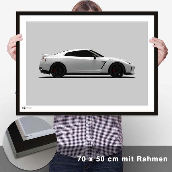 Lade das Bild in den Galerie-Viewer, GT-R R35 Poster Seite - CARTISTRY