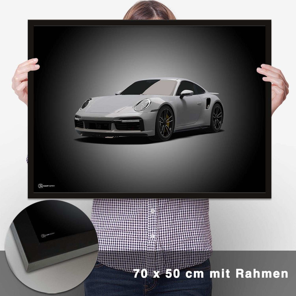 911 Turbo (992) Poster Front - CARTISTRY