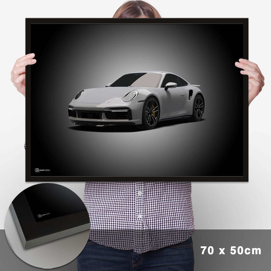 911 Turbo (992) Poster Front - Cartistry