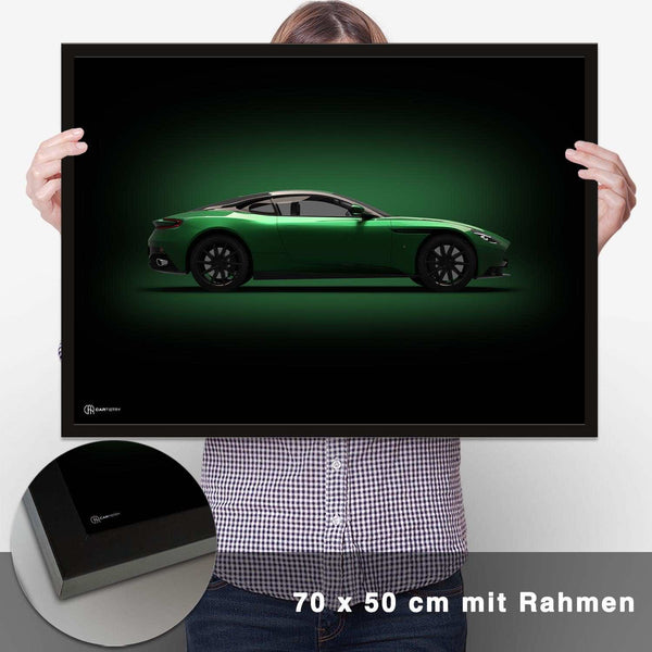 Lade das Bild in den Galerie-Viewer, DB11 Poster Seite Dunkel - CARTISTRY