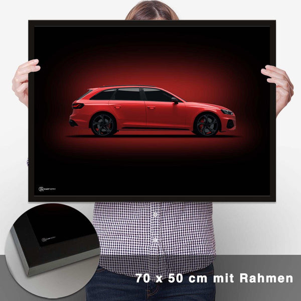 Lade das Bild in den Galerie-Viewer, RS4 Poster Seite Dunkel - CARTISTRY