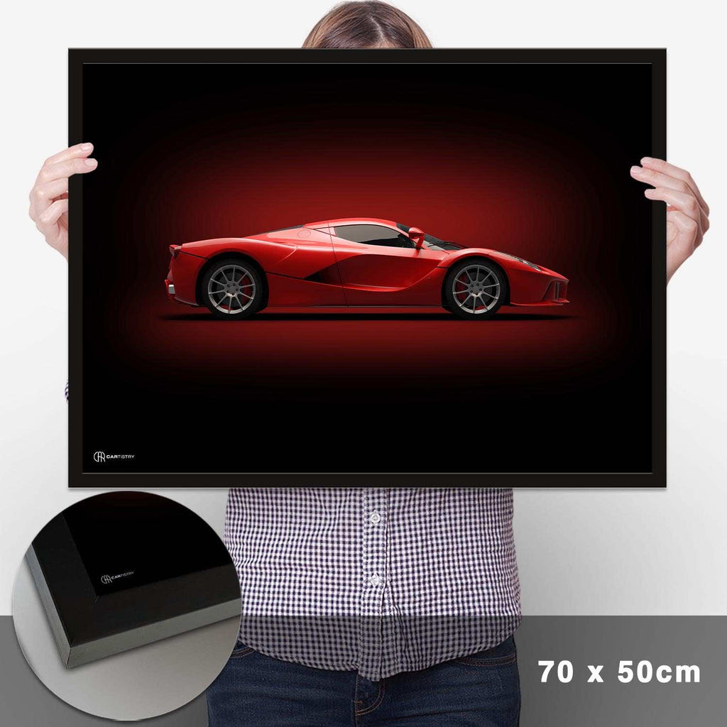 LaFerrari Poster Seite Dunkel - Cartistry