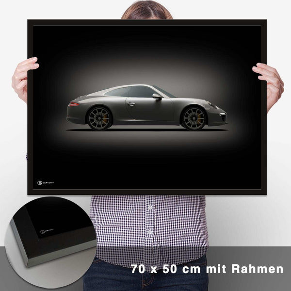 Lade das Bild in den Galerie-Viewer, 911 (991) Poster Seite Dunkel - CARTISTRY