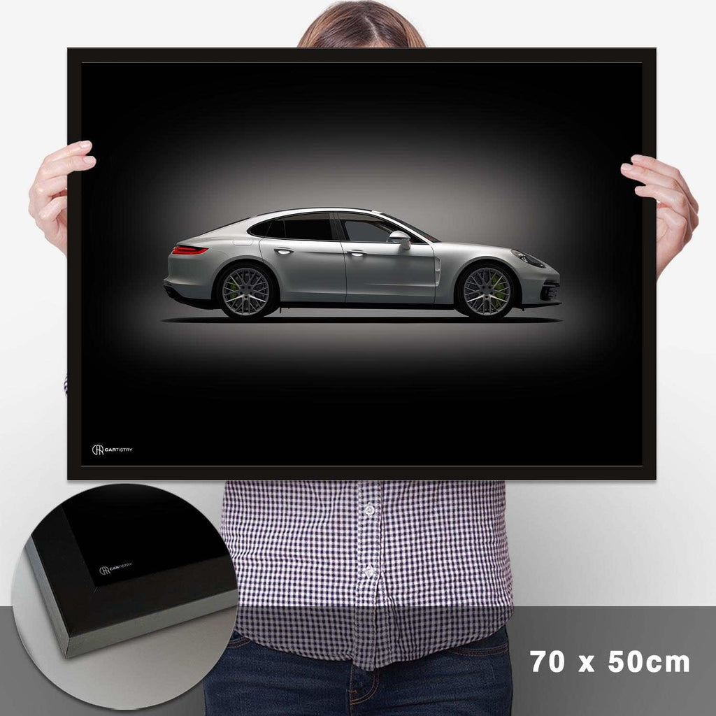 Panamera Poster Seite Dunkel - Cartistry