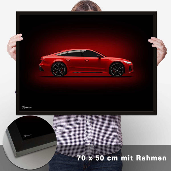 Lade das Bild in den Galerie-Viewer, RS7 Poster Seite Dunkel - CARTISTRY