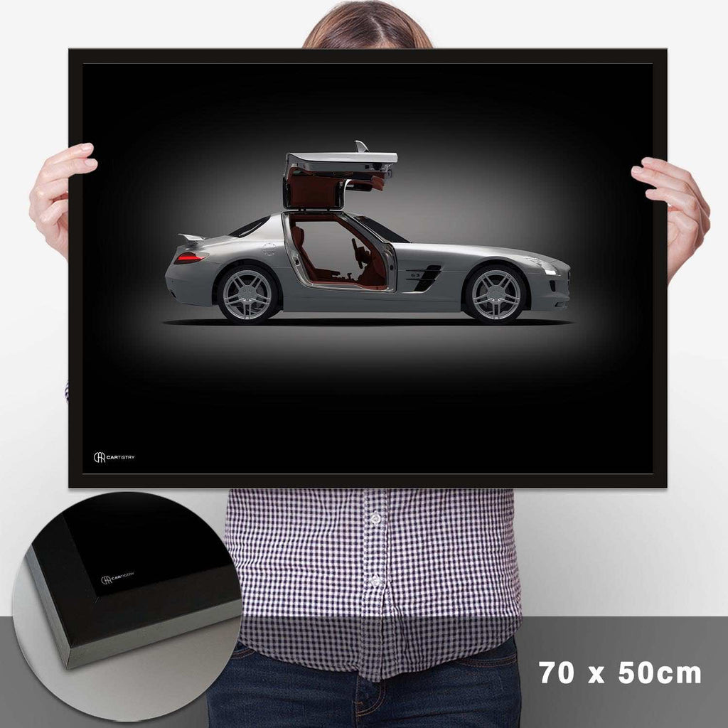 SLS AMG Poster Seite Dunkel - Cartistry