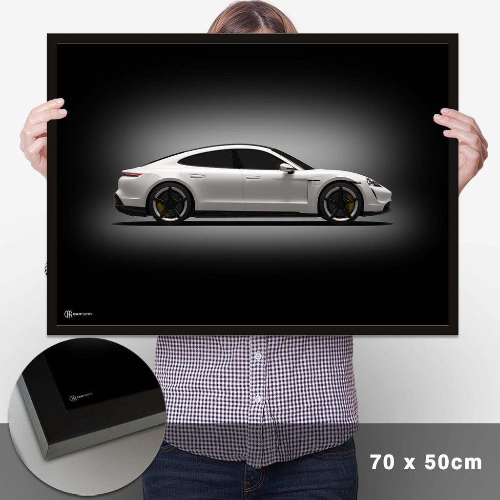 Taycan Poster Seite Dunkel - Cartistry