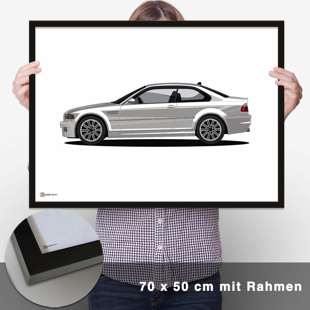 M3 E46 Artwork Poster Hell - CARTISTRY