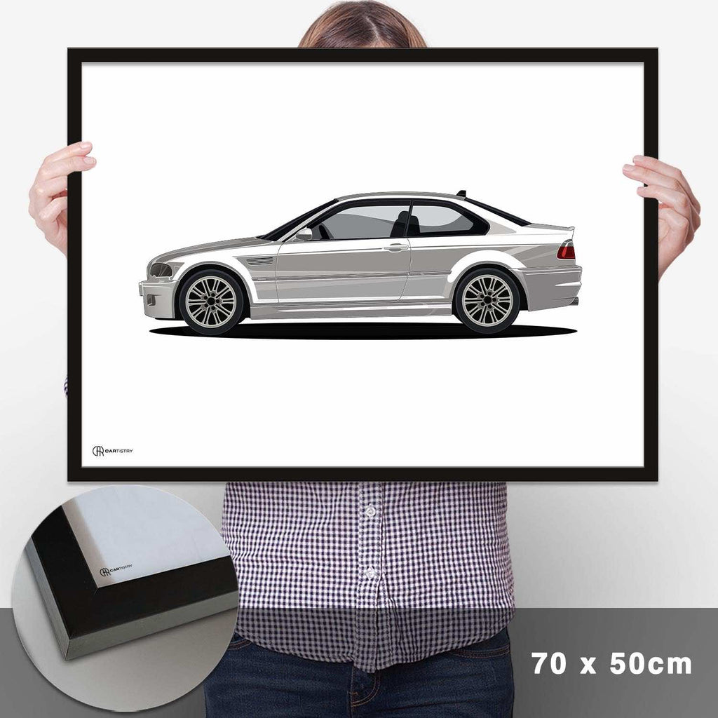M3 E46 Artwork Poster Hell - Cartistry