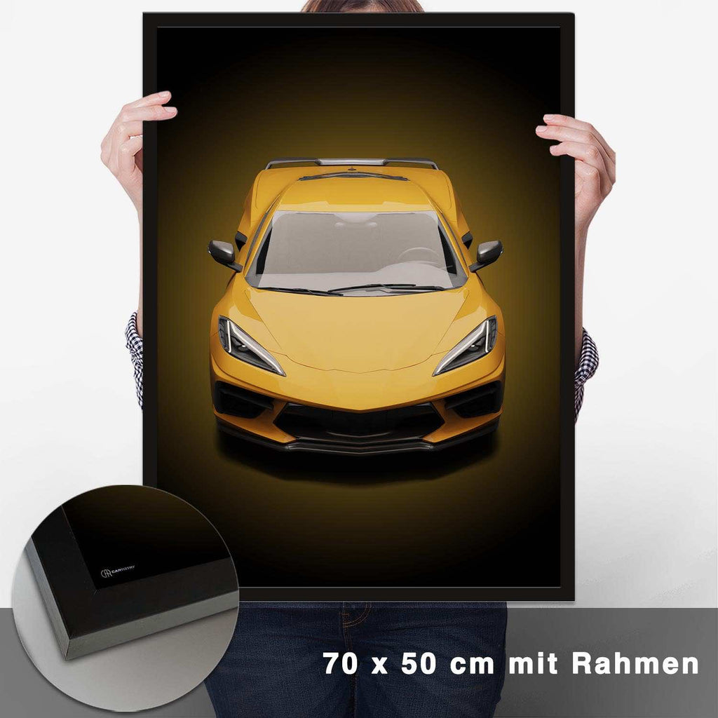 Corvette C8 Poster - CARTISTRY