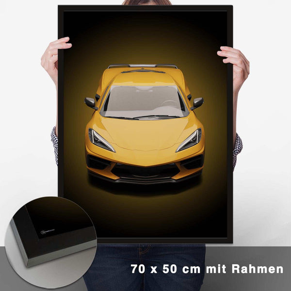 Lade das Bild in den Galerie-Viewer, Corvette C8 Poster - CARTISTRY