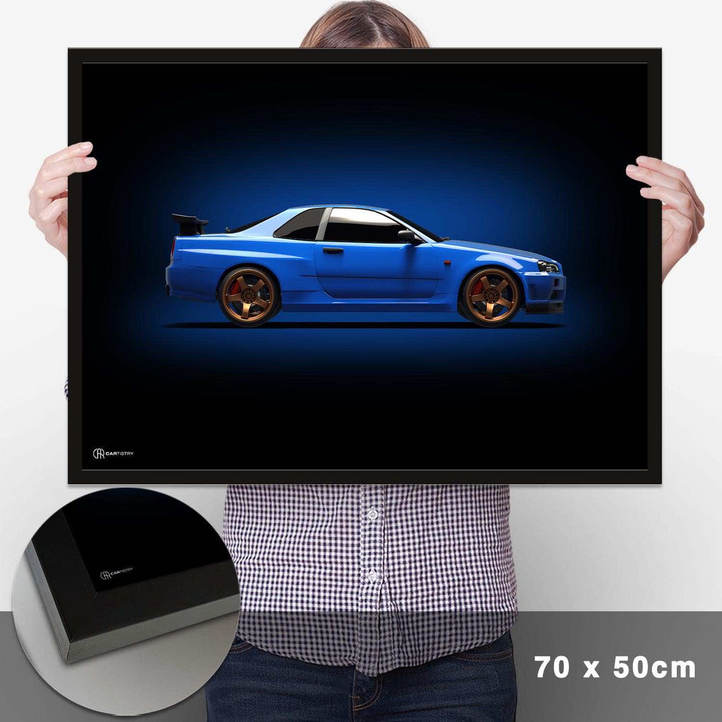 GT-R R34 Poster - Cartistry