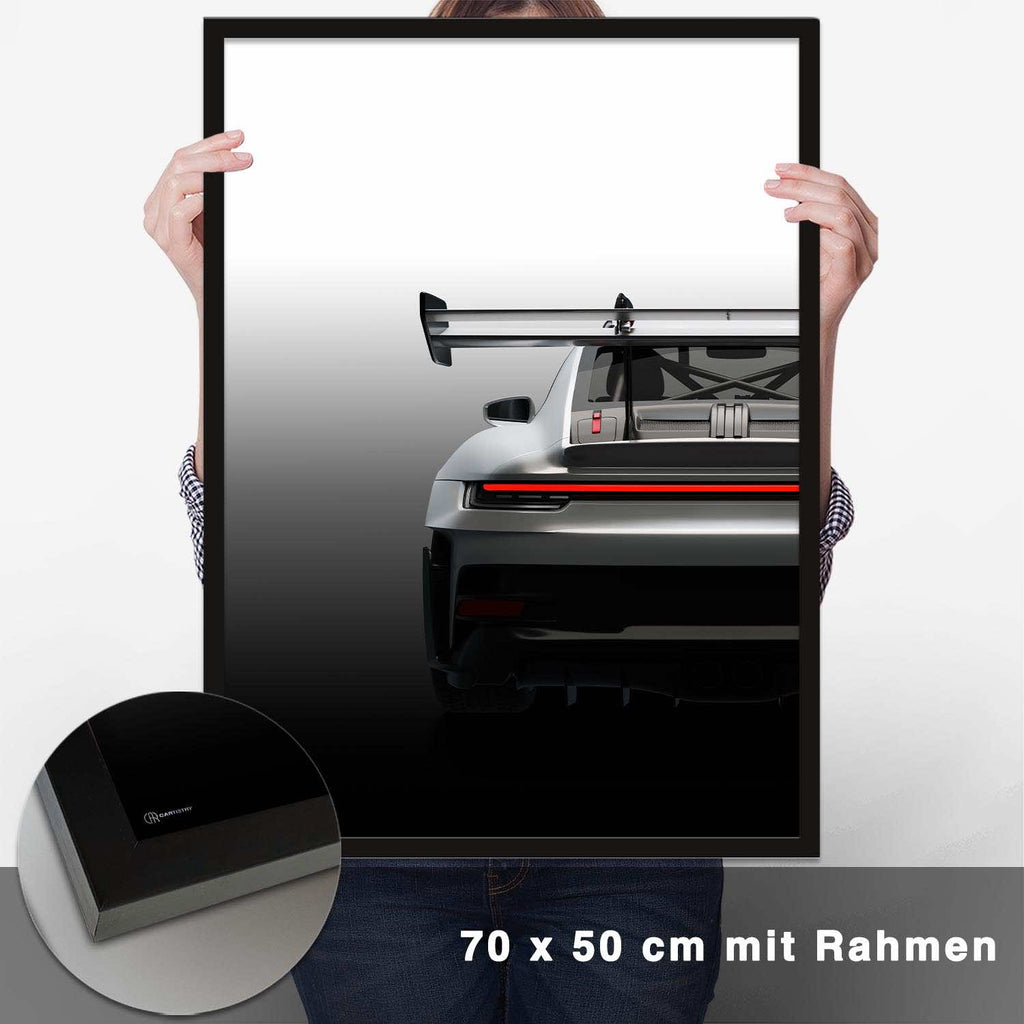911 GT3 RS (992) Heck Poster - Cartistry