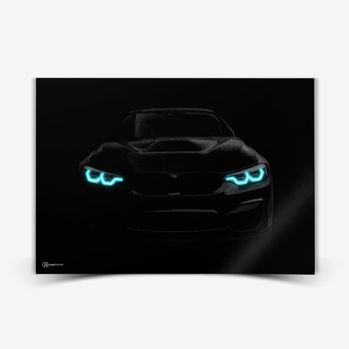M4 Neon Poster - Cartistry