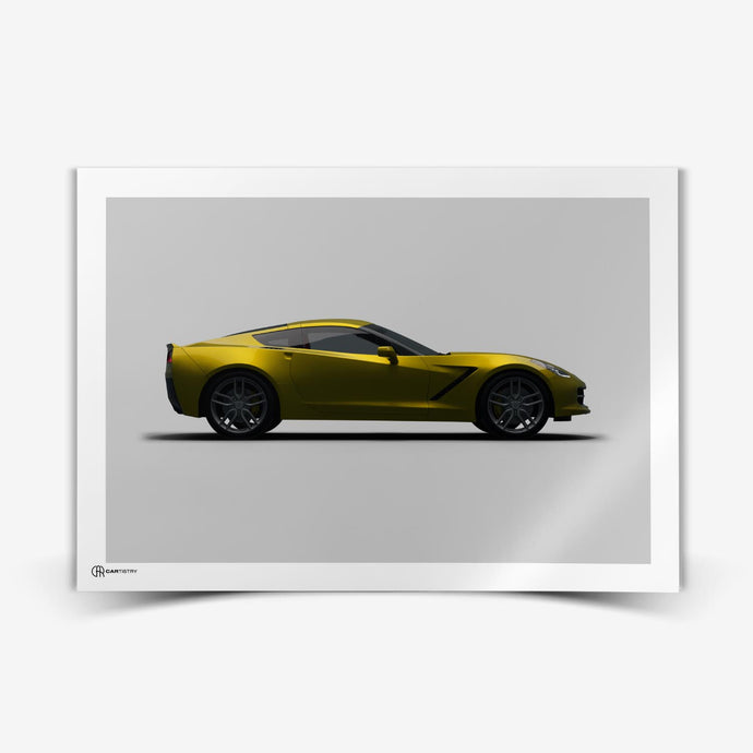 Corvette C7 Poster Seite - Cartistry