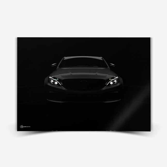 C63 AMG Dark Front Poster - Cartistry