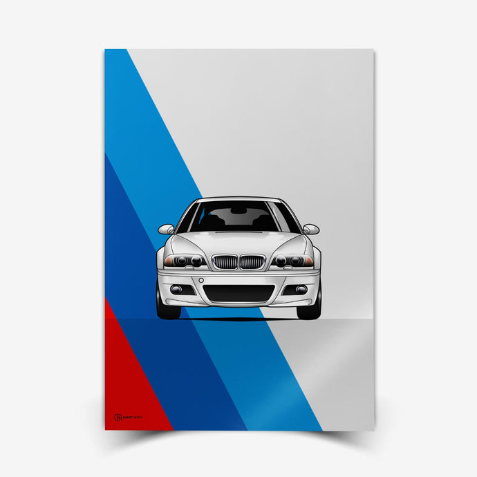 M3 E46 Poster - Cartistry