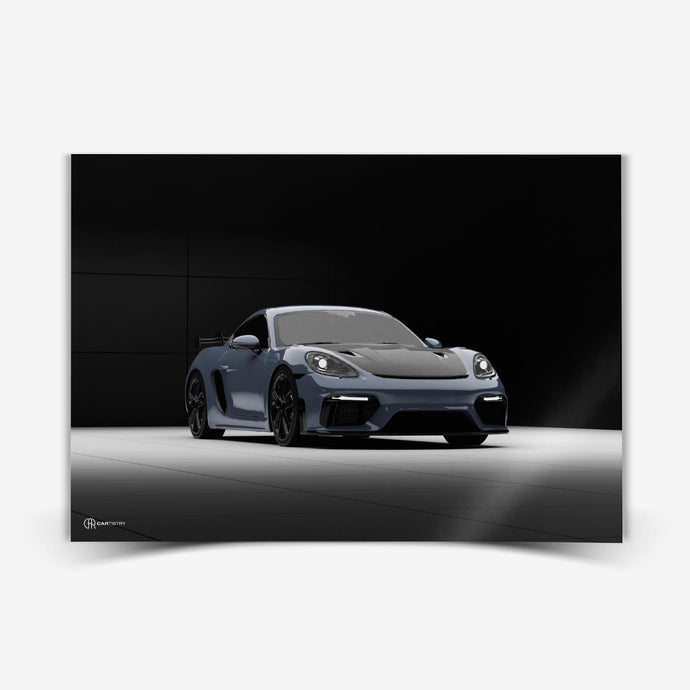 Cayman GT4 RS Poster - Cartistry