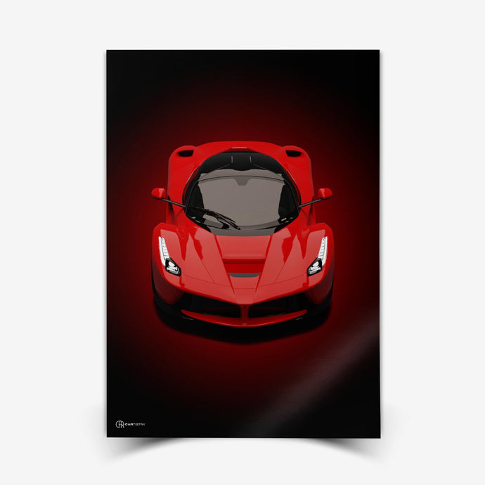 LaFerrari Poster Front - Cartistry
