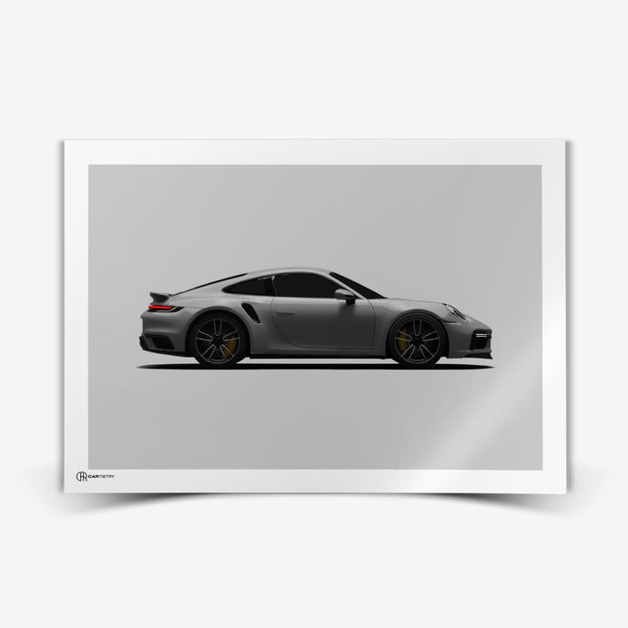911 Turbo (992) Poster Seite - Cartistry