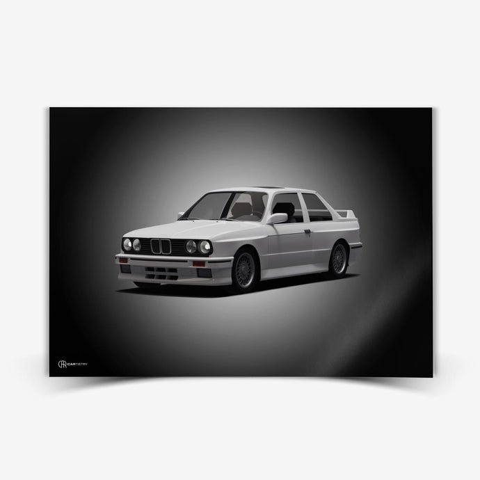 M3 E30 Poster Front - Cartistry