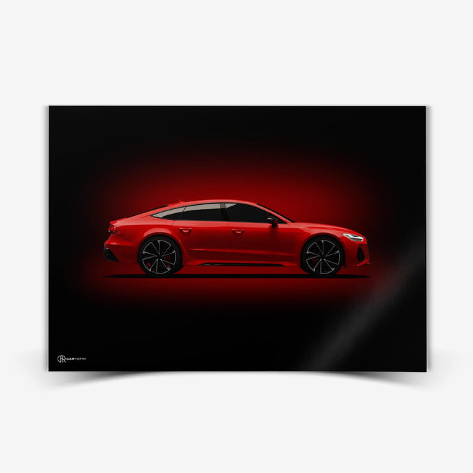 RS7 Poster Seite Dunkel - Cartistry