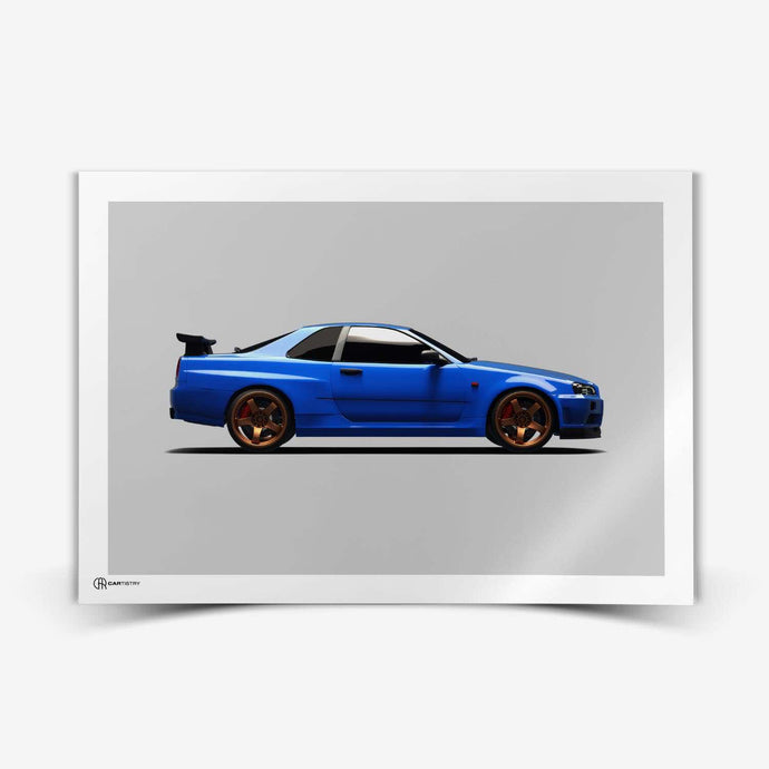 GT-R R34 Poster Seite - Cartistry