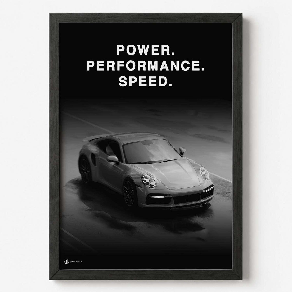 "Power Performance Speed" Poster