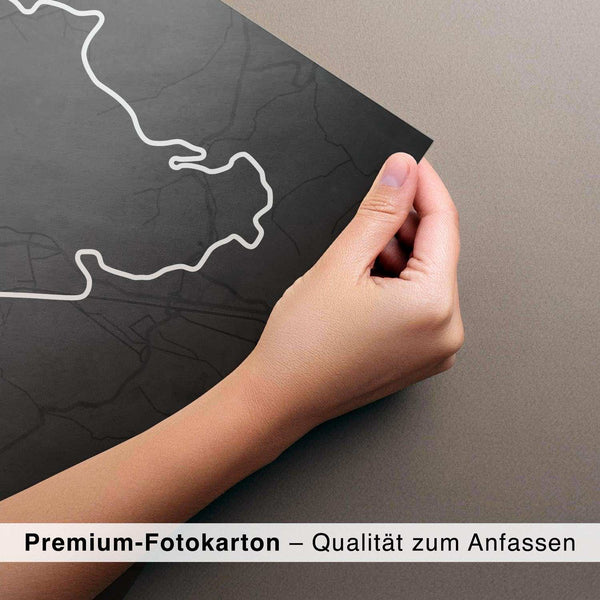 Lade das Bild in den Galerie-Viewer, 3er Set Rennstrecken Poster Deutschland - Dunkel
