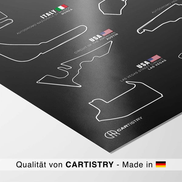 Lade das Bild in den Galerie-Viewer, Formel 1 Poster Saison 2024 - Cartistry
