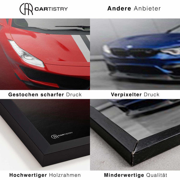 Lade das Bild in den Galerie-Viewer, 3er Set LaFerrari &amp; 488 Pista &amp; Enzo Poster

