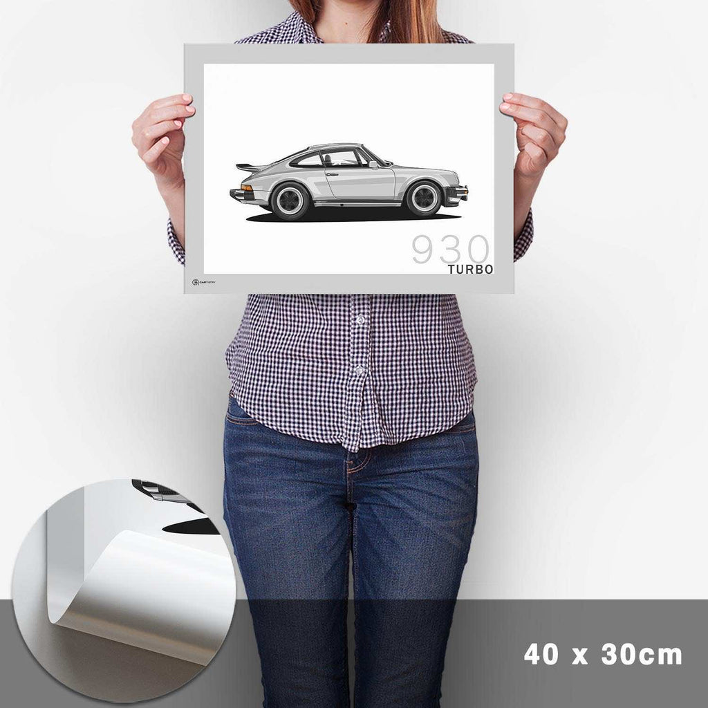 911 Turbo (930) Artwork Poster - Cartistry