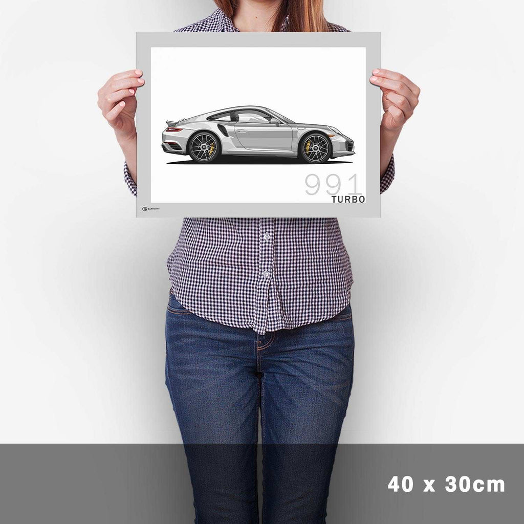 911 Turbo (991) Artwork Poster - Cartistry