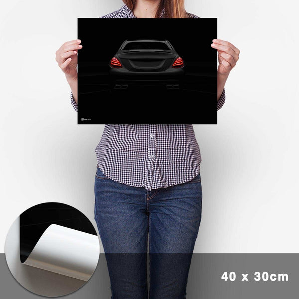 Lade das Bild in den Galerie-Viewer, C63 AMG Dark Heck Poster - Cartistry

