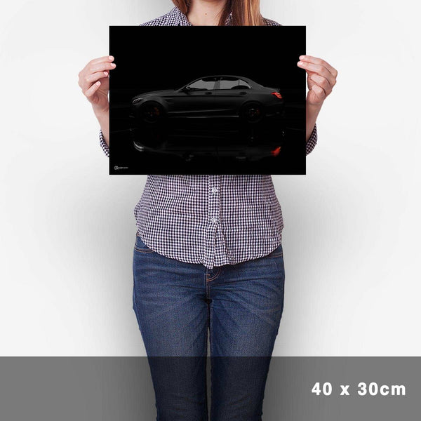 Lade das Bild in den Galerie-Viewer, C63 AMG Dark Seite Poster - Cartistry
