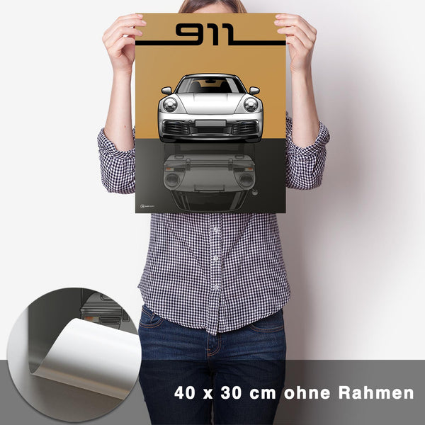 Lade das Bild in den Galerie-Viewer, 911 Front Poster - CARTISTRY
