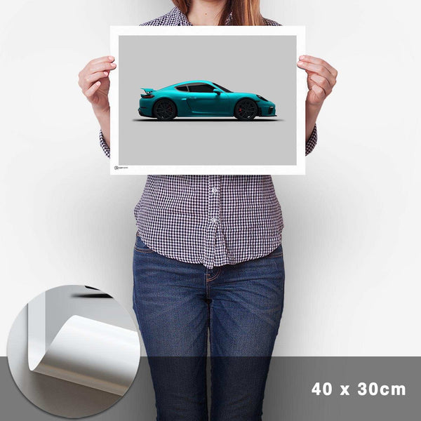 Lade das Bild in den Galerie-Viewer, Cayman GT4 Poster Seite - Cartistry
