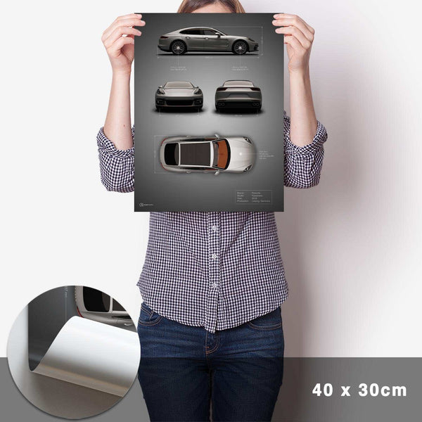 Lade das Bild in den Galerie-Viewer, Panamera Technik Poster - Cartistry
