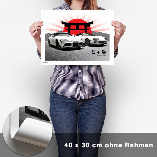 Lade das Bild in den Galerie-Viewer, Supra Generationen Poster - CARTISTRY
