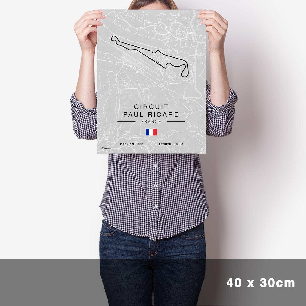 Paul Ricard Rennstrecken Poster - Hell - Cartistry