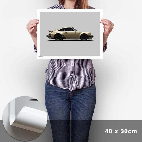Lade das Bild in den Galerie-Viewer, 911 Turbo (930) Poster Seite - Cartistry
