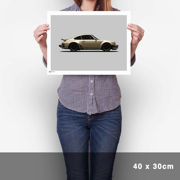 Lade das Bild in den Galerie-Viewer, 911 Turbo (930) Poster Seite - Cartistry
