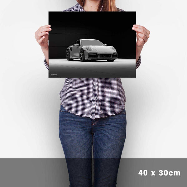 Lade das Bild in den Galerie-Viewer, 911 Turbo (992) Poster - Cartistry
