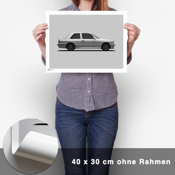Lade das Bild in den Galerie-Viewer, M3 E30 Poster Seite - CARTISTRY
