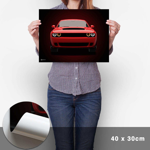 Lade das Bild in den Galerie-Viewer, Challenger SRT Demon Poster - Cartistry

