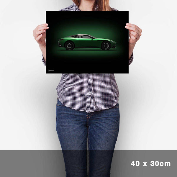 Lade das Bild in den Galerie-Viewer, DB11 Poster Seite Dunkel - Cartistry
