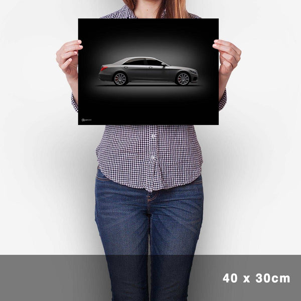 Lade das Bild in den Galerie-Viewer, S63 AMG Poster Seite Dunkel - Cartistry
