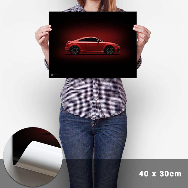 Lade das Bild in den Galerie-Viewer, TT RS Poster Seite Dunkel - Cartistry
