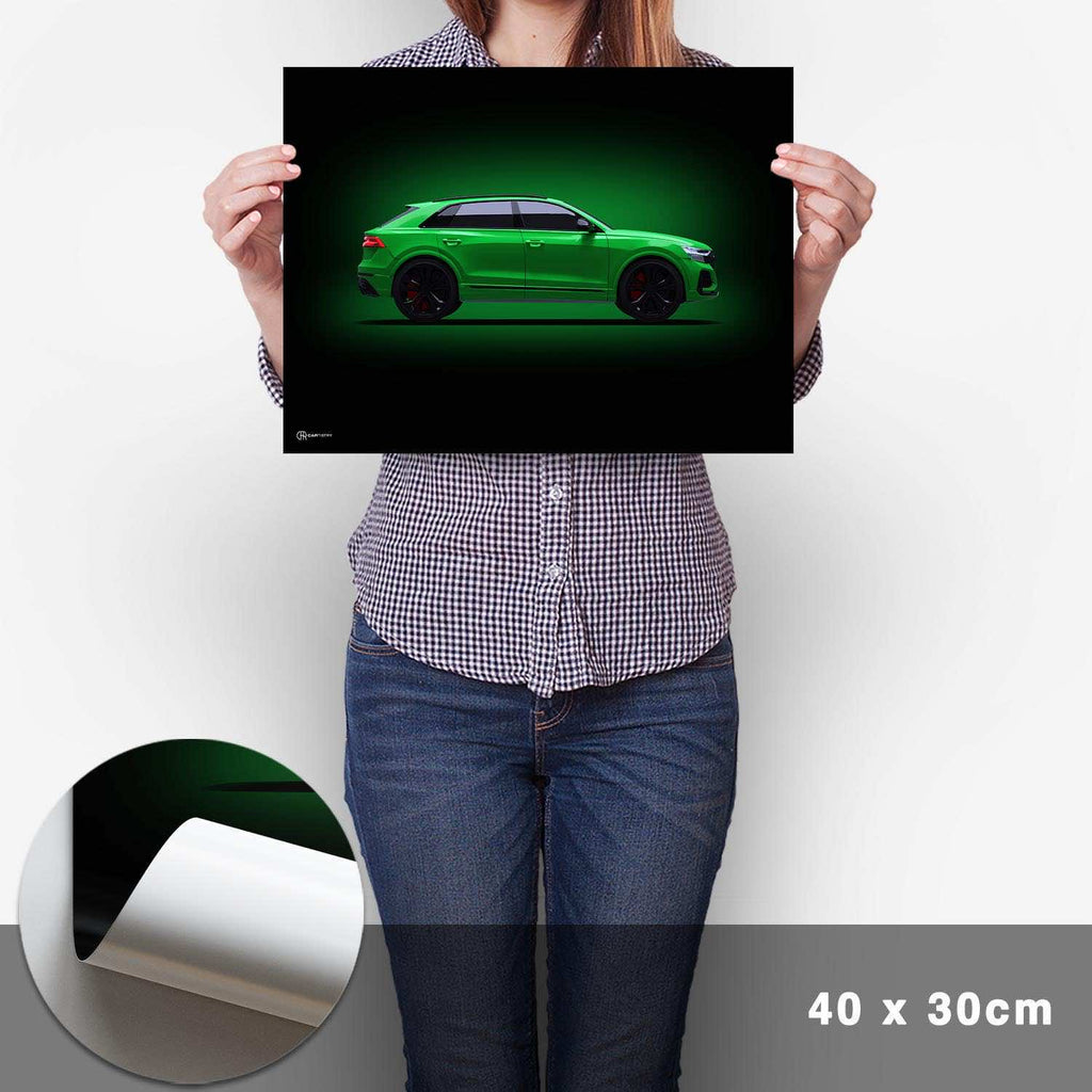 RS Q8 Poster Seite Dunkel - Cartistry